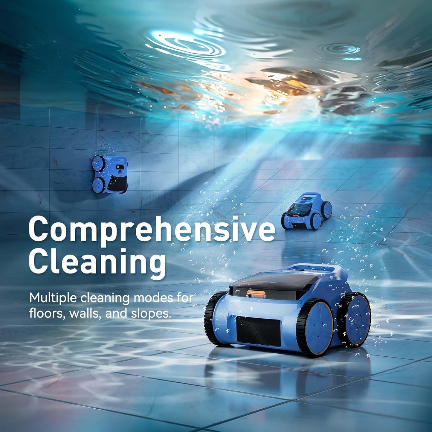 HydroBot 180 | Wireless Pool Cleaner for Above-Ground & Inground Pools