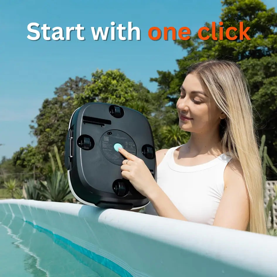 BlueBot | Smart Cordless Pool Cleaner for Above-Ground Pools