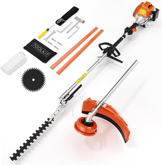 ProBlade 3X 1 52cc 3-in-1 Petrol Garden Multi-Cutter with Trimmer, Brush & Hedge Attachments