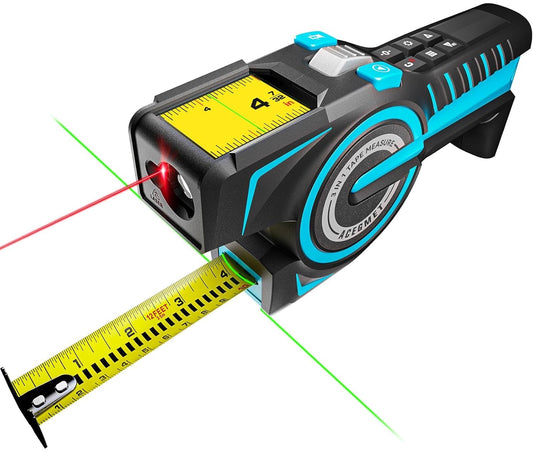 SmartMeasure – 3-in-1 Digital Tape Measure with Laser & Auto-Lock