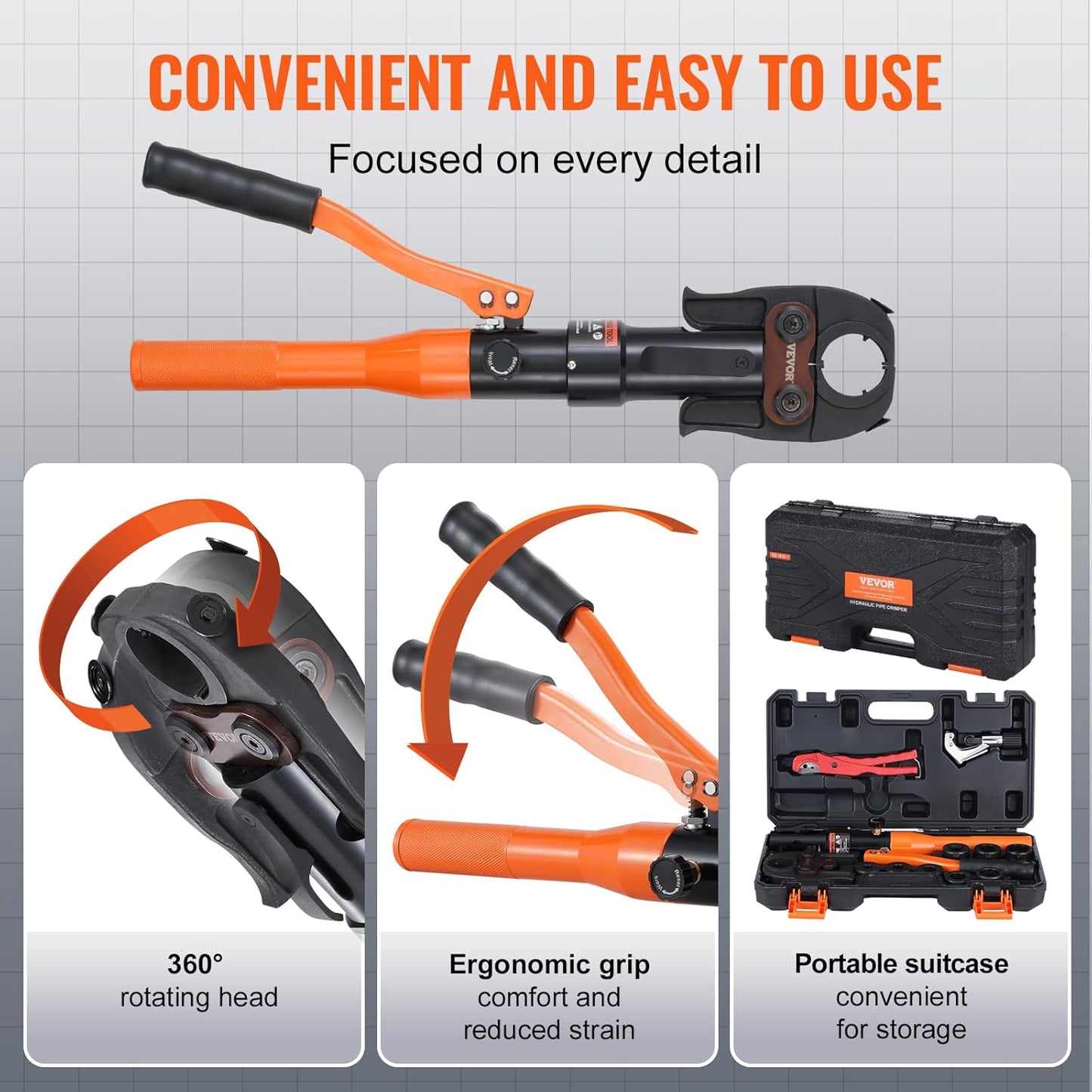 PressMaster Pro – Hydraulic Pipe Crimp Tool